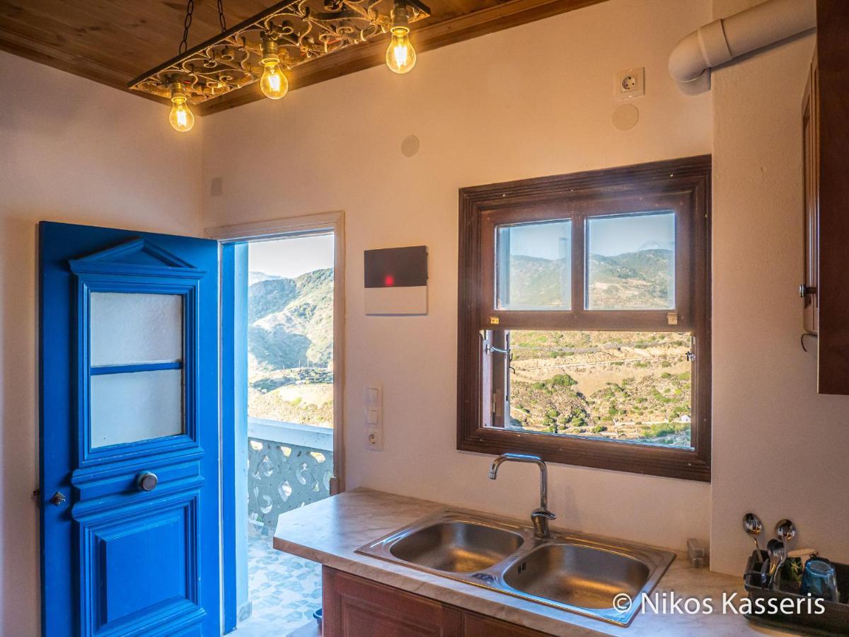 With Amazing Mountain View Olympos (Karpathos)